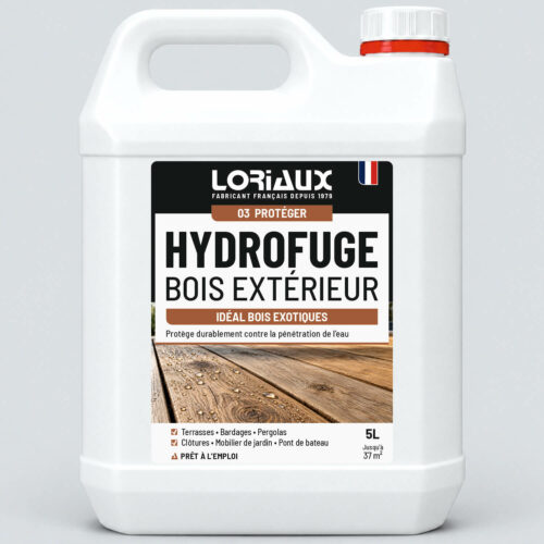 hydrofuge-bois-exterieur-5-litres-loriaux Hydrofuge Bois extérieur spécial bois exotiques bison 5 litres