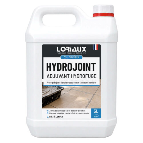 HydroJoint – Protecteur Hydrofuge pour Joint de Carrelage 5L Imperméabilise et protège les joints dans la masse sans modifier leur couleur