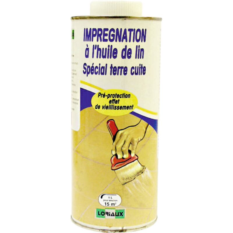 impregnation-huile-de-lin-1L-ancienne-etiquette Imprégnation à l’Huile de Lin Spéciale Terre Cuite 1L
