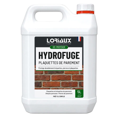 hudrofuge-plaquettes-de-parement-5L-loriaux Hydrofuge Plaquette de Parement 5L Imperméabilise et protège durablement briquettes, pierres et plaquettes de parement