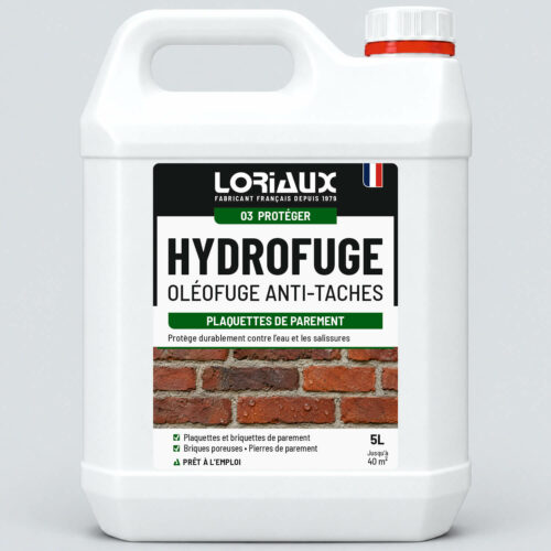 hydrofuge-oleofuge-anti-taches-plaquette-de-parement-5litres-loriaux Hydrofuge Plaquette de Parement bidon 5 litres