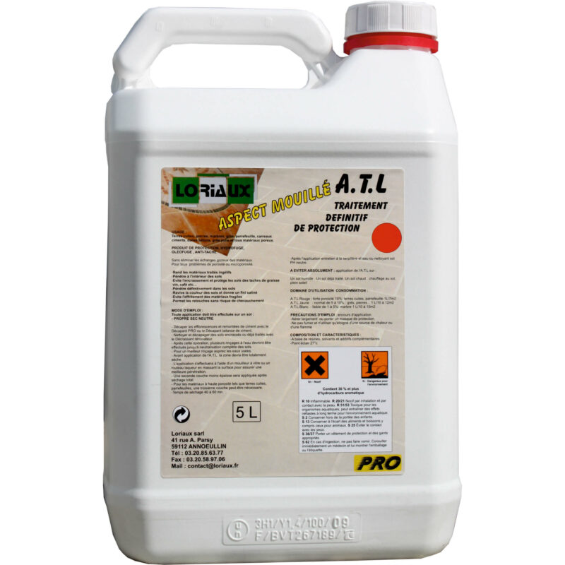 atl-rouge-impermeabilisant-effet-mouille-5L-ancienne-etiquette ATL Rouge – imperméabilisant effet mouillé pour Supports à Forte Porosité 5L