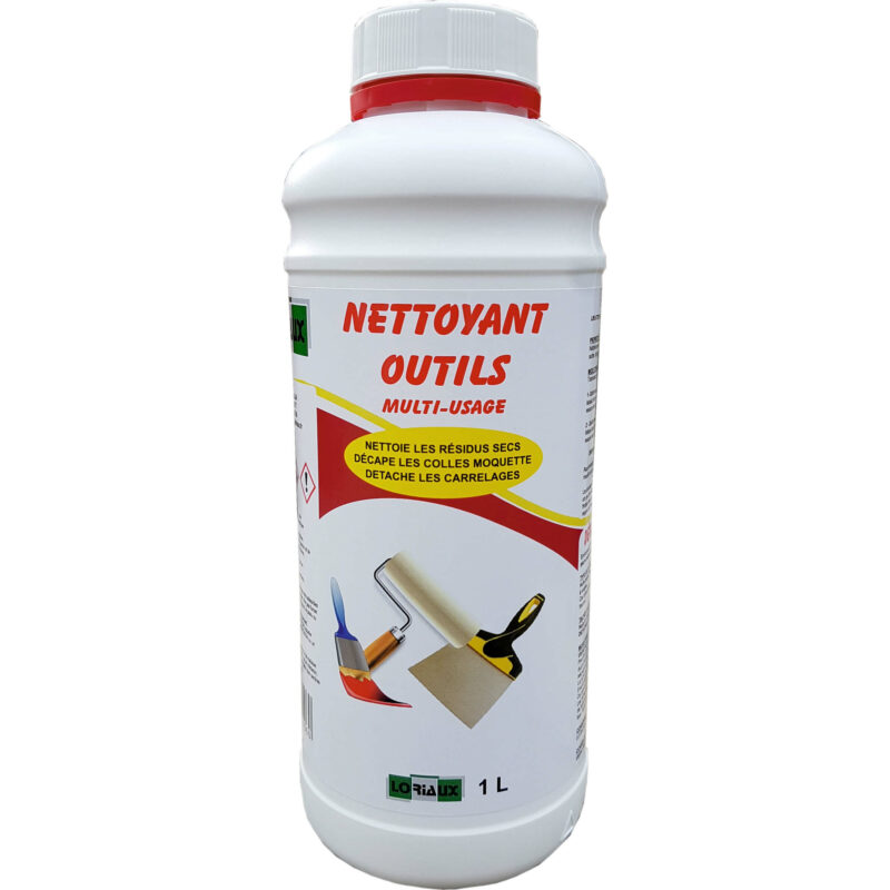 nettoyant-outils-1L-ancienne-etiquette_2 Nettoyant Outils, Peintures et Colles 1L Élimine les résidus frais ou secs et détache les carrelages