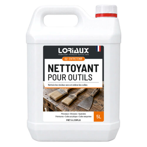 Nettoyant Outils, Peintures et Colles 5L Élimine les résidus frais ou secs et détache les carrelages