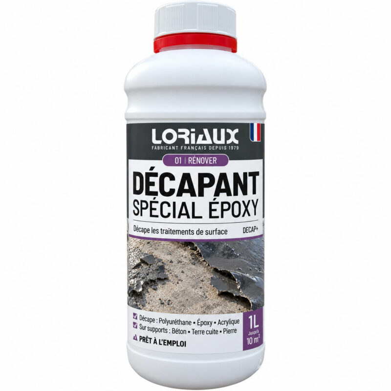 decapant-epoxy-decap-plus-1L-loriaux DECAP+ Décapant Époxy, Polyuréthane et Acrylique 1L Solution de décapage puissante pour éliminer les traitements de surface PU, époxy et acryliques