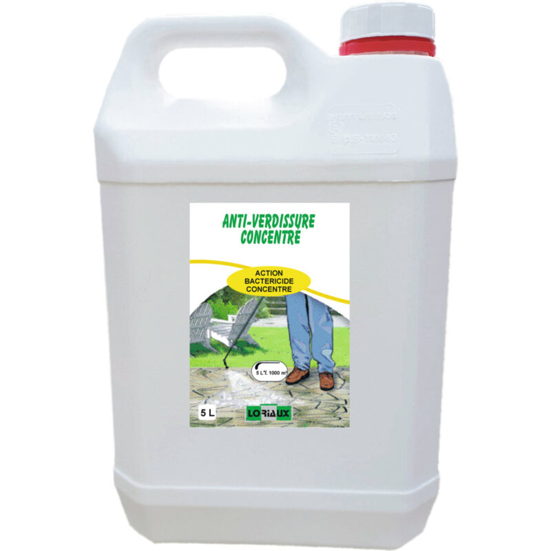 Anti-Verdissure Concentré 5L. Anti depots verts concentré