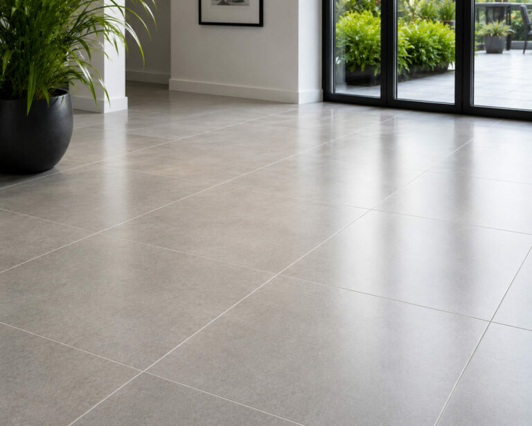 Carrelage propre nettoyé par nettoyant Carrelage Loriaux