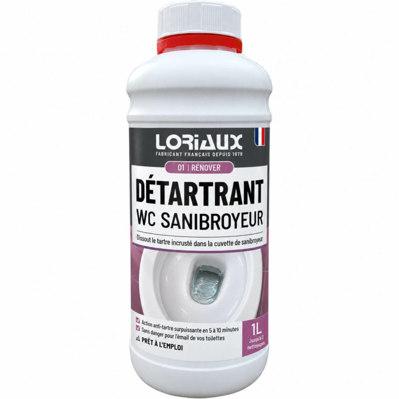 Détartrant nettoyant sanibroyeur – Anti-calcaire spécial cuvette