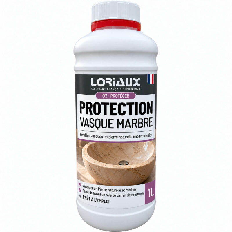 Protection vasque Pierre naturelle bidon 1L