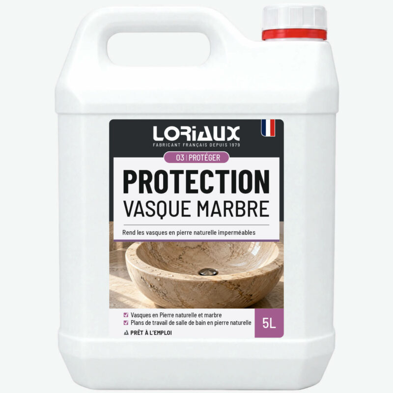 Protection vasque Pierre naturelle bidon 5L